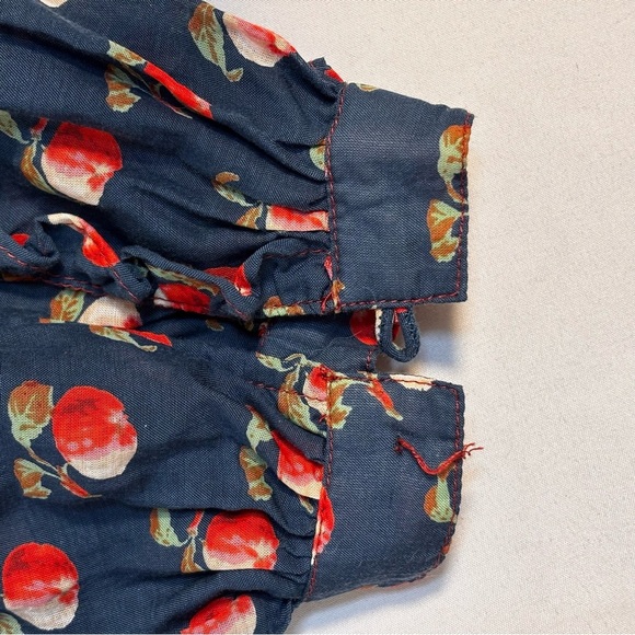 Maeve by Anthropologie | Apple Print Balloon Sleeve Blouse | 4 - Picture 11 of 12